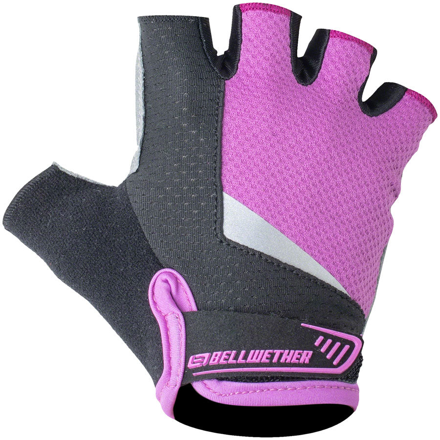 Bellwether Ergo Gel Gloves - Purple Short Finger Women's Large