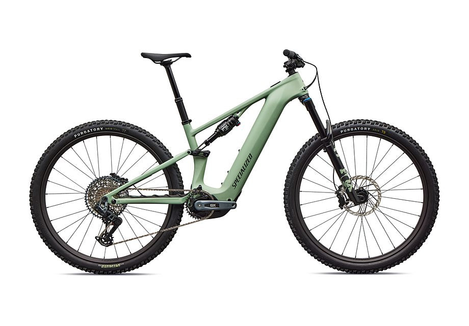 2026 Specialized Levo R Expert Bike Satin Pistachio / Dark Moss Green S2