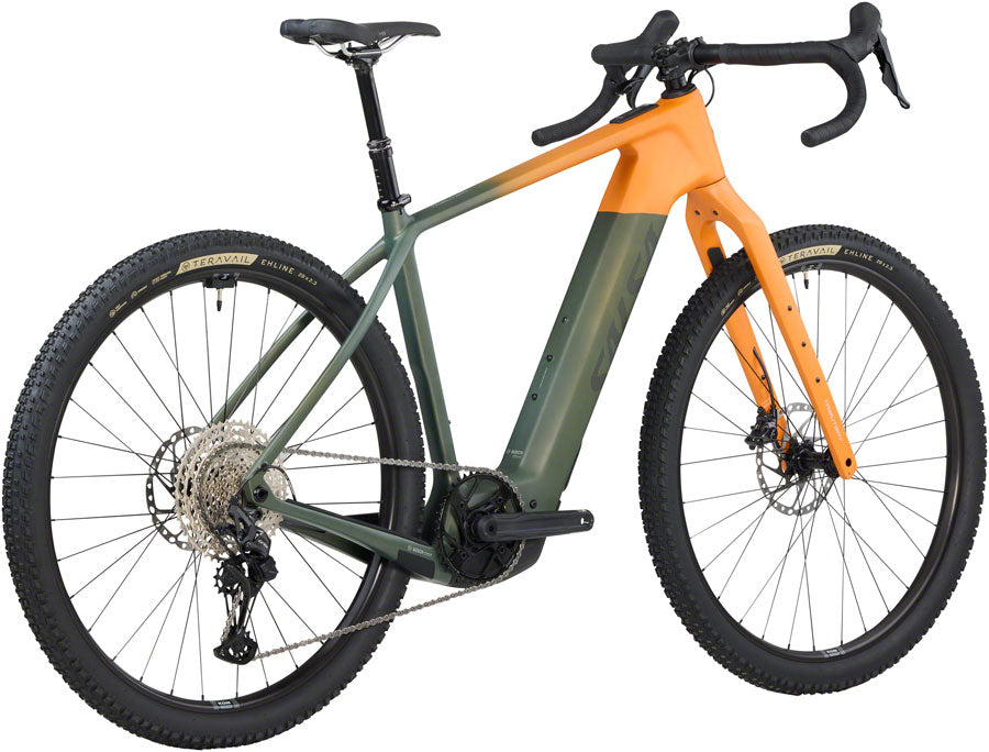 Salsa Tributary C GRX 820 Ebike - 29" Carbon Dark Pine/Terracotta Medium