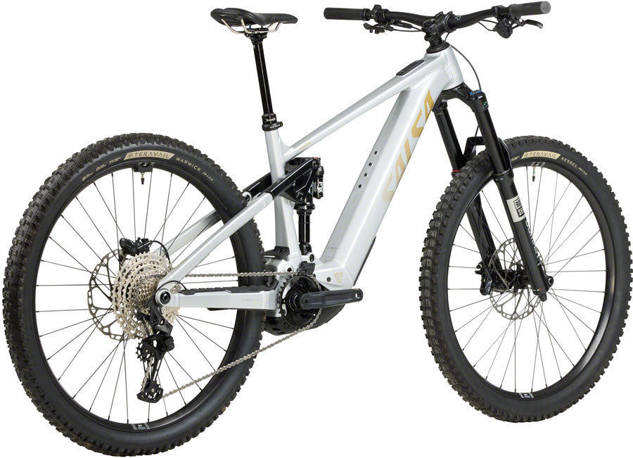 Salsa Notch Deore 12 Ebike - 29" Aluminum Silver Medium