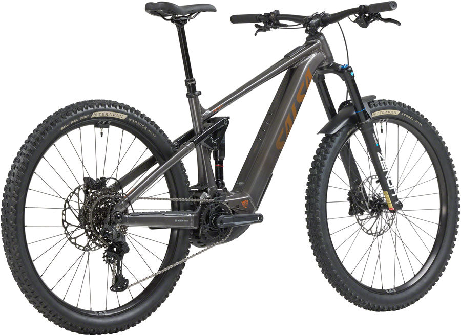 Salsa Notch Cues 10 Ebike - 29" Aluminum Charcoal Black X-Large