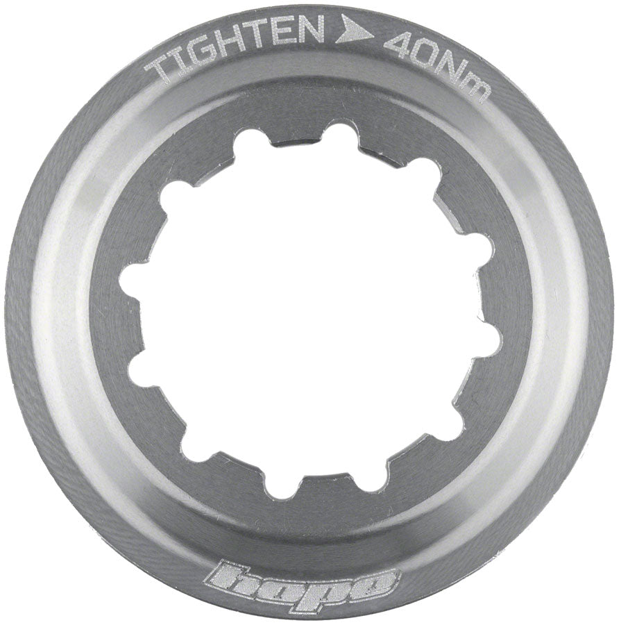 Hope Center Lock Disc Lockring - Silver