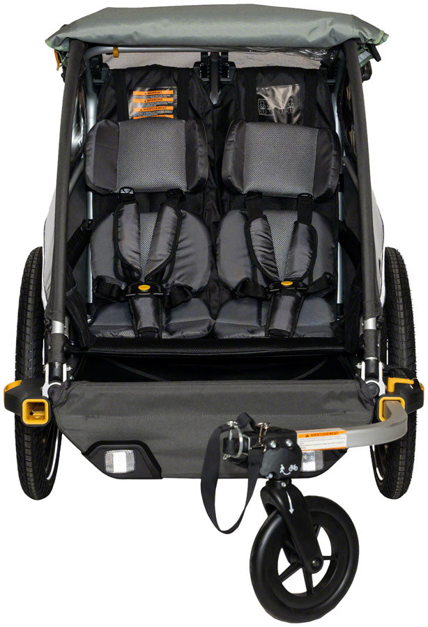 Burley DLite X Child Trailer - Double Sage Green