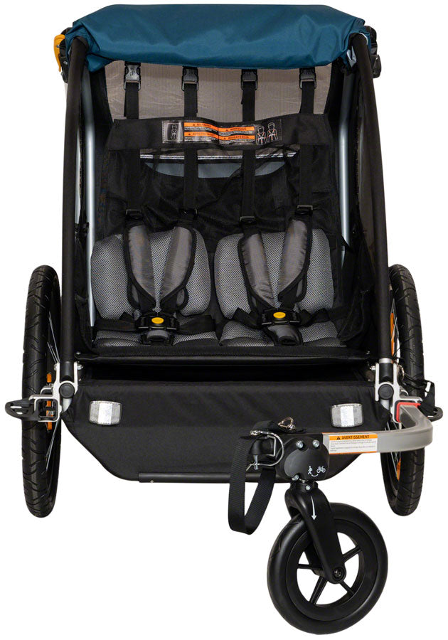 Burley Encore X Child Trailer - Double Pacific Blue