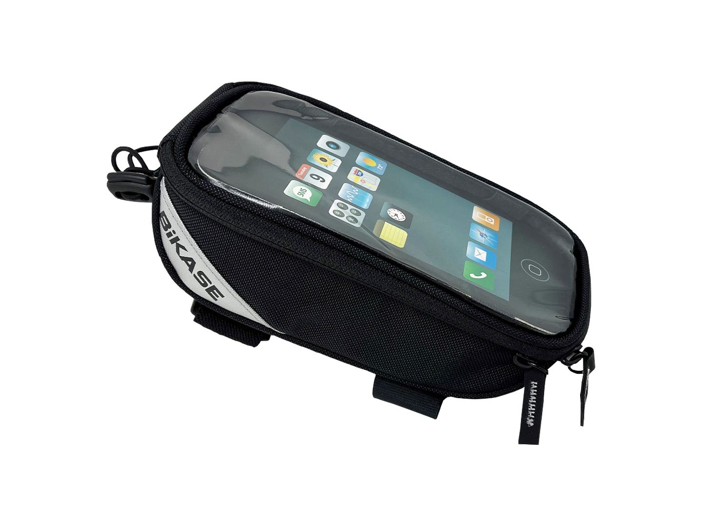 Bikase Beetle 6 Top Tube Bag 8x4x2` 6` Phones Black
