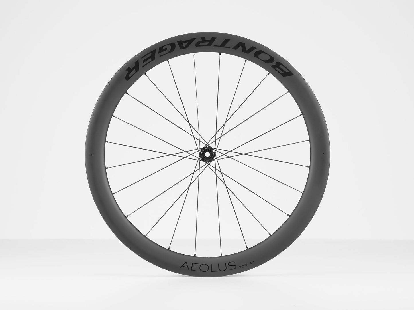 Wheel Front Bontrager Aeolus Pro 51 Disc TLR 12T Black