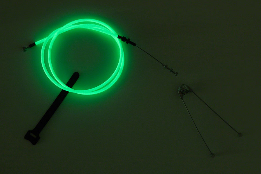 Odyssey Adjustable Linear Quik-Slic Kable Brake Cable - 1.5mm Glow White