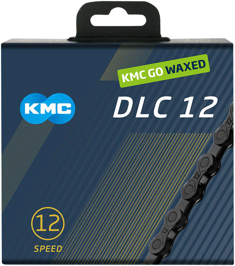 KMC DLC Waxed Chain - 12-Speed 126 Links Black