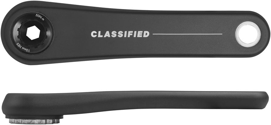 Classified Aero Road Crankset - 170mm 30mm Spindle Carbon Black