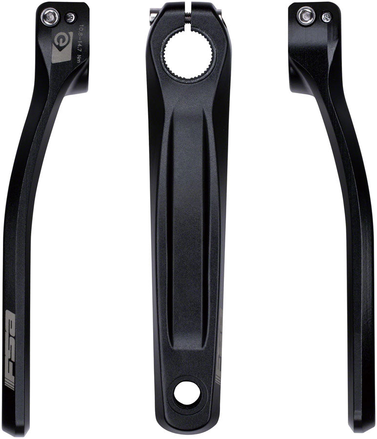 Full Speed Ahead CK-751 Shimano STEPS E8000/E7000/E6100 Ebike Crank Arm Set - 165mm S spline Bolts BLK