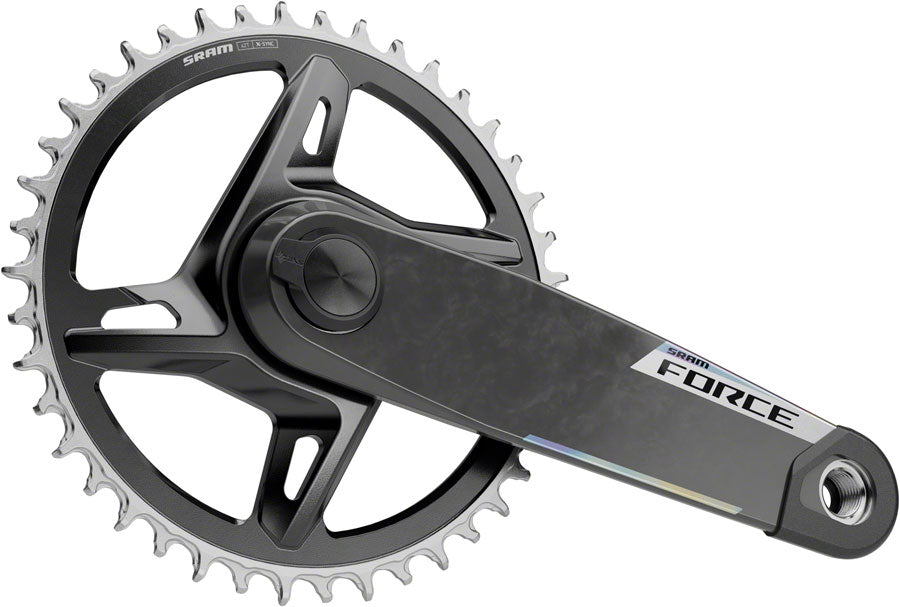 SRAM Force 1x XPLR AXS Power Meter Wide Crankset - 160mm 12/13-Speed 42t 8-Bolt Direct Mount DUB PM Spindle Carbon E1
