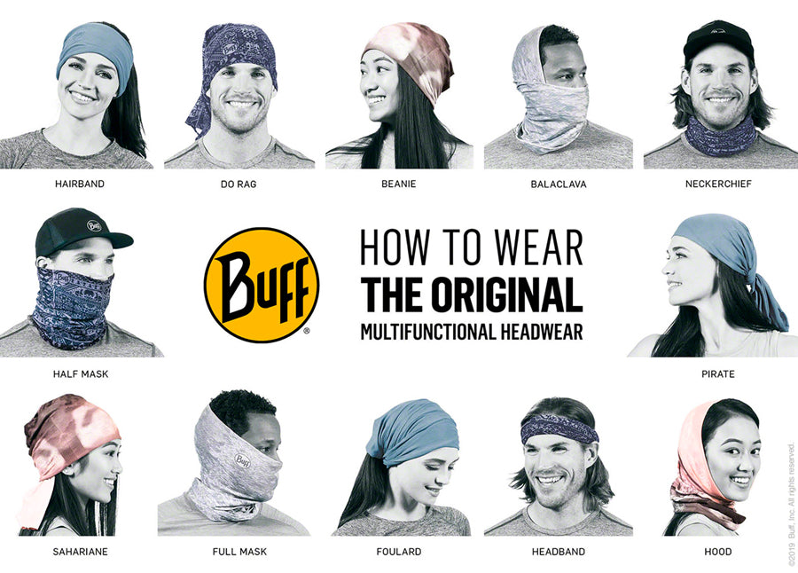 Buff Coolnet UV+ MultiFunctional Headwear - Pelagic Camo Blue One Size