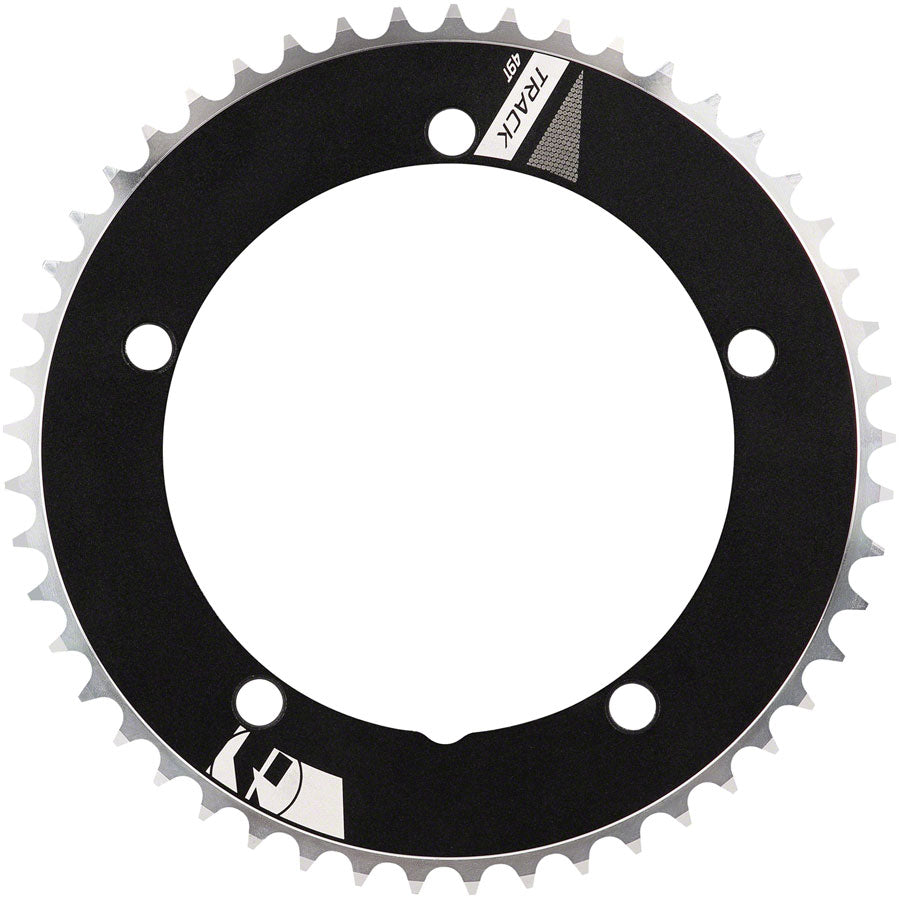 Vision Track Chainring - 49t 144 BCD For Vision Track Crankset Black