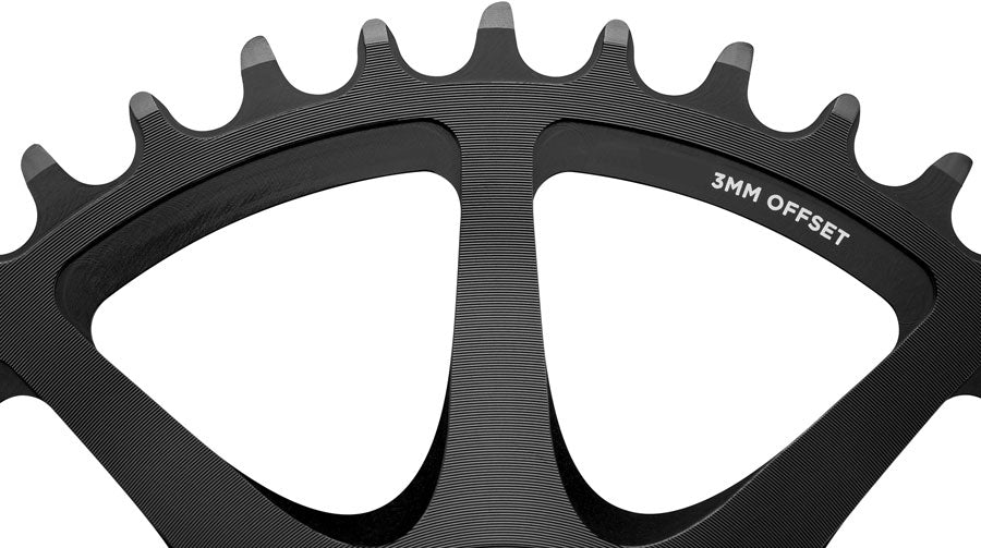 Cane Creek Direct Mount Chainring - 42t 8-Bolt Direct Mount 3mm Offset Black