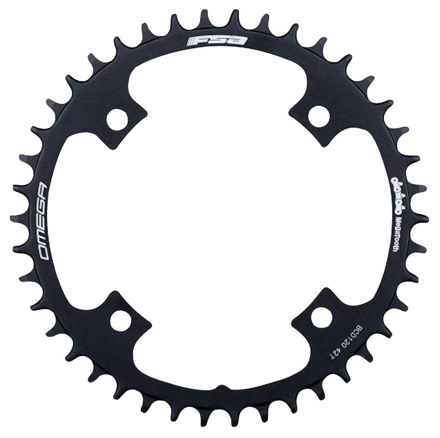 Full Speed Ahead Omega 1x Chainring - 42t 120mm BCD Black