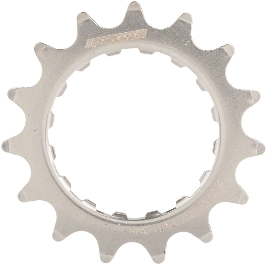 Full Speed Ahead WA321 eBike Sprocket GEN 2 Bosch - 15t 2.5mm Offset Stainless Steel Polished Silver