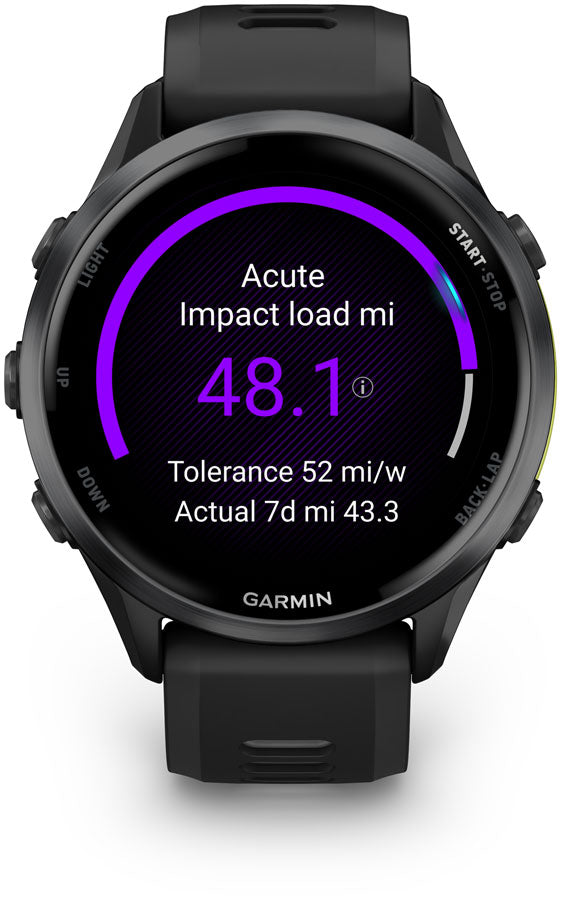 Garmin Forerunner 970 SmartWatch - Black/Amp Yellow