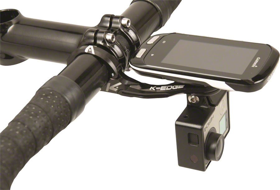 K-EDGE Combo Mount Adapter Universal Action Camera Light - compatible K-EDGE Garmin Garmin XL Wahoo Mounts