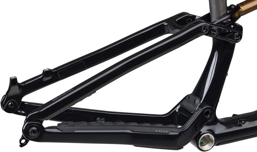 Salsa Blackthorn 145 C Frame - Carbon Black / Smoke Small