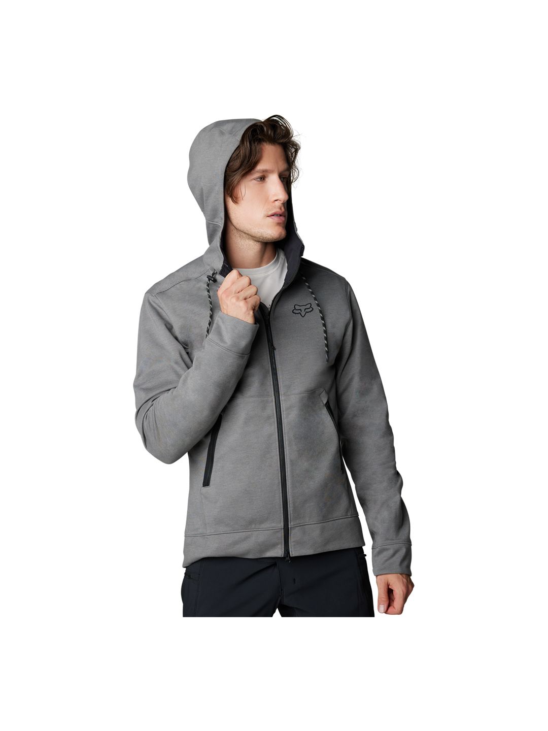 Jacket Fox Racing Ranger Fire Large Light Grey