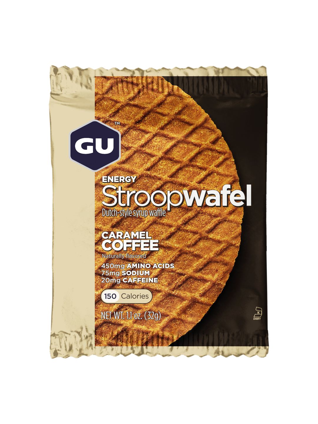 Supplement GU Stroopwafel Caramel Coffee 16 Pack/Box