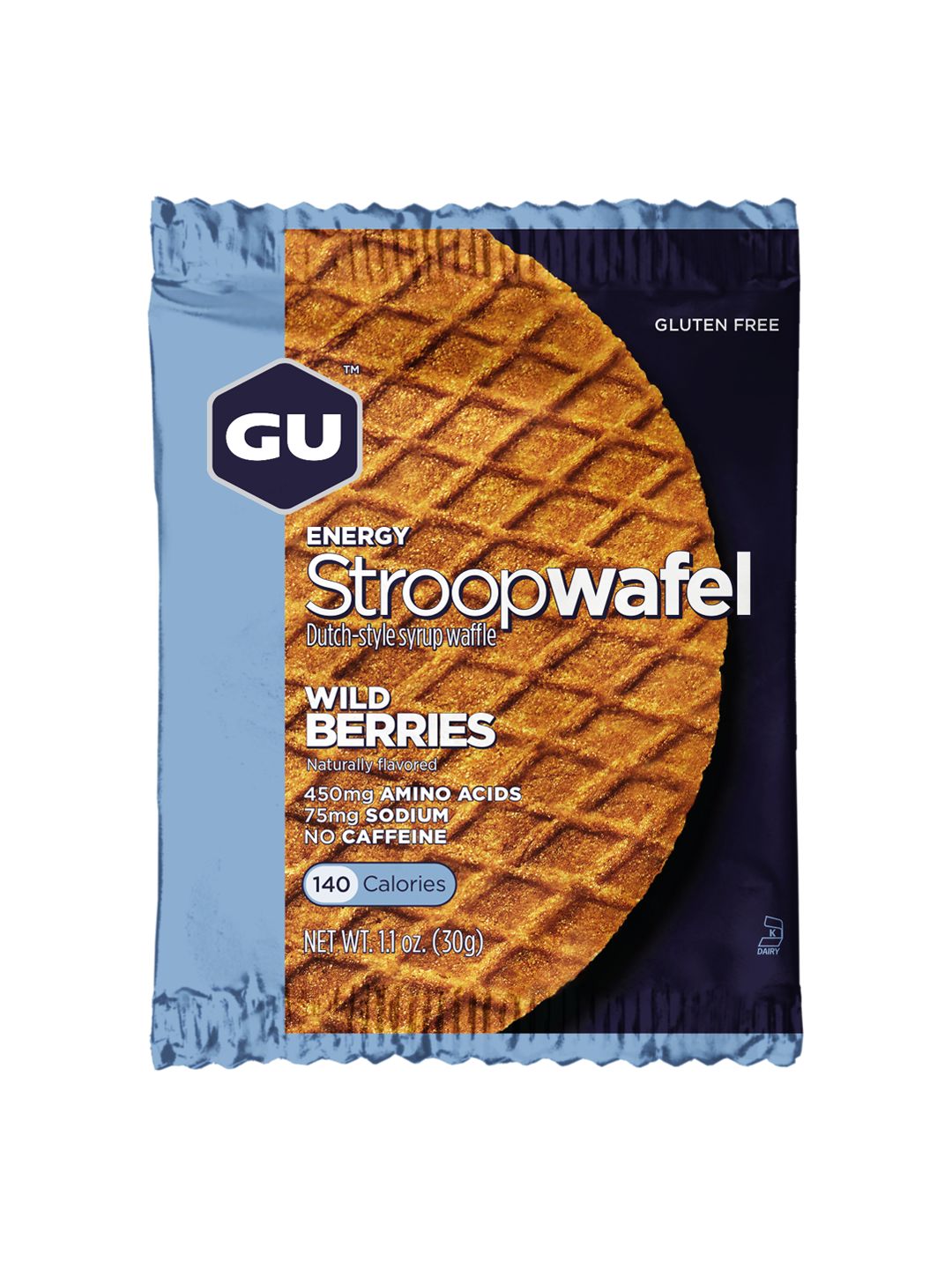 Supplement GU Stroopwafel Wild Berries 16 Pack/Box