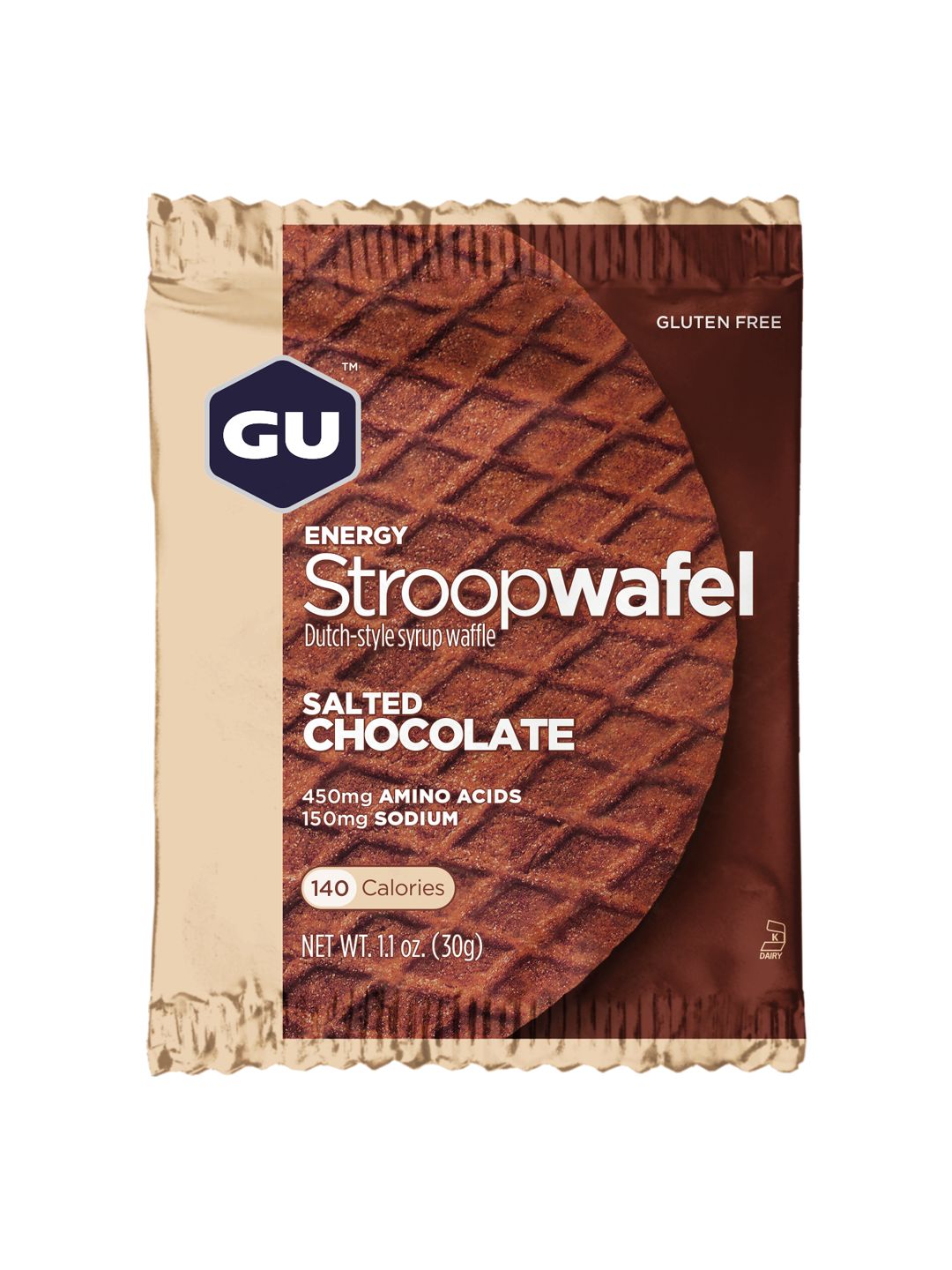 Supplement GU Stroopwafel Salted Chocolate 16 Pack/Box