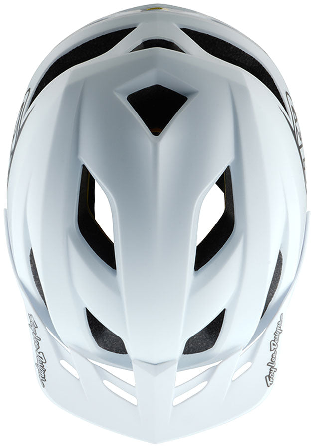 Troy Lee Designs Flowline Helmet – Point White/Black Medium/Large