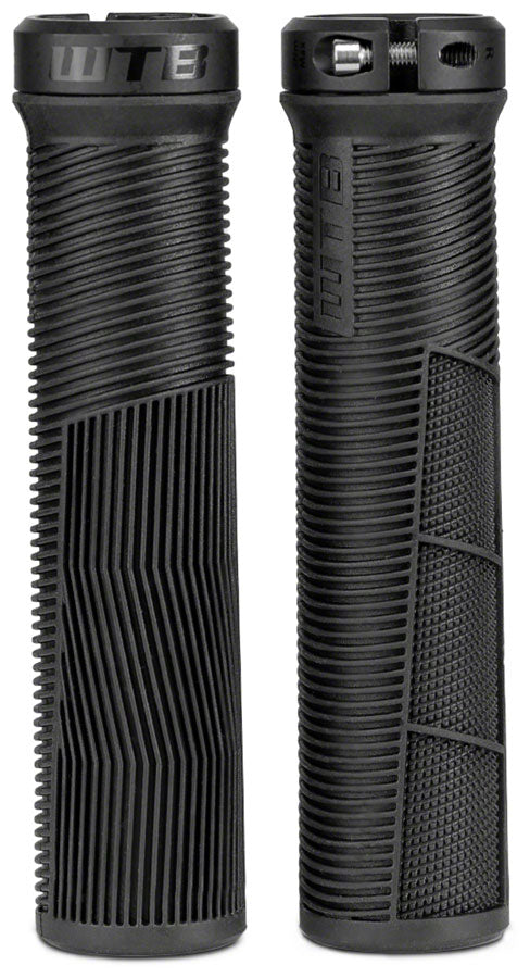 WTB Wavelength Grips - Black Single Clamp Grips WTB