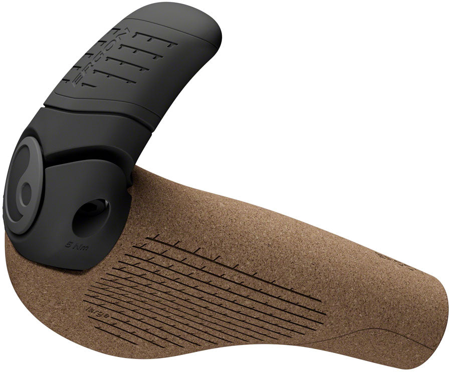Ergon GP2 Evo BioKork Grips - Lock-On Large Black/Tan