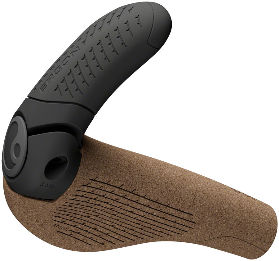 Ergon GP3 Evo BioKork Grips - Lock-On Small Black/Tan