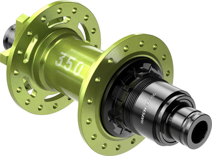 DT Swiss 350 DEG Rear Hub - 12 x 148mm 6-Bolt XD Limited Edition Green 32H 72pt