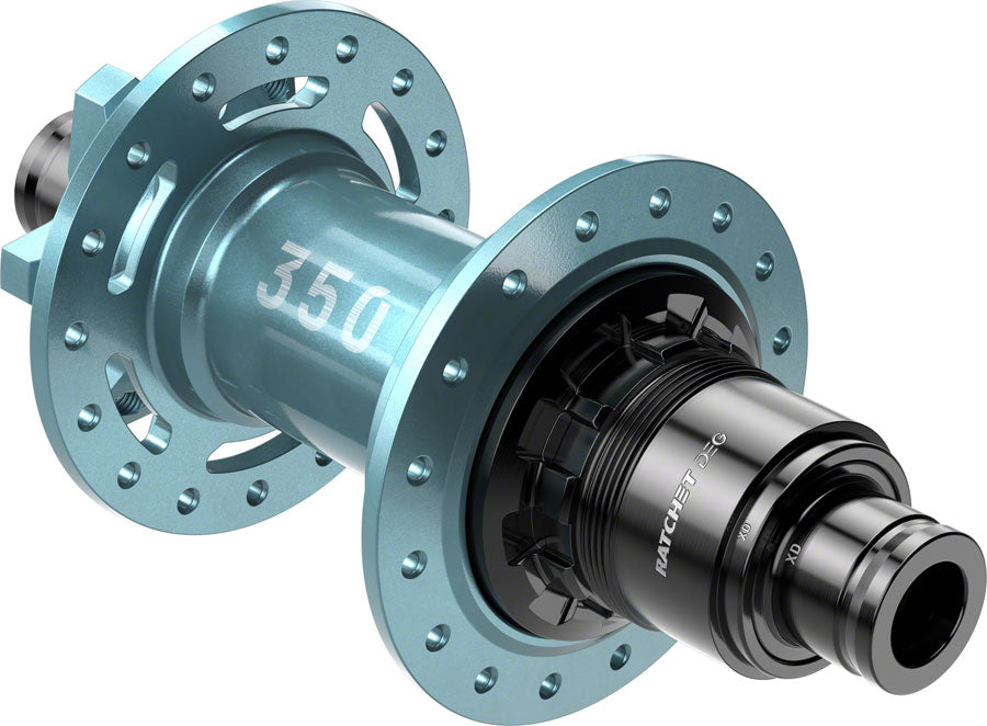 DT Swiss 350 DEG Rear Hub - 12 x 148mm 6-Bolt XD Limited Edition Turquoise 32H 72pt