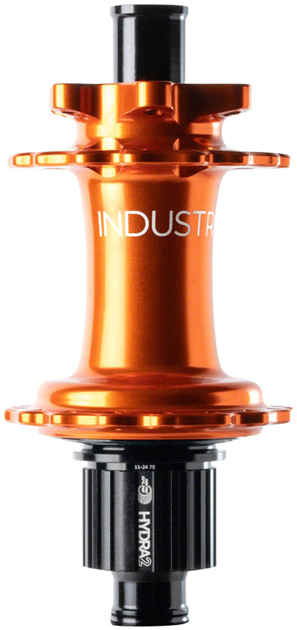 Industry Nine Hydra 2 Classic Rear Hub - 12 x 148mm 6-Bolt Micro Spline Orange 28H