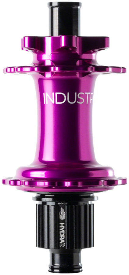 Industry Nine Hydra 2 Classic Rear Hub - 12 x 148mm 6-Bolt Micro Spline Purple 28H