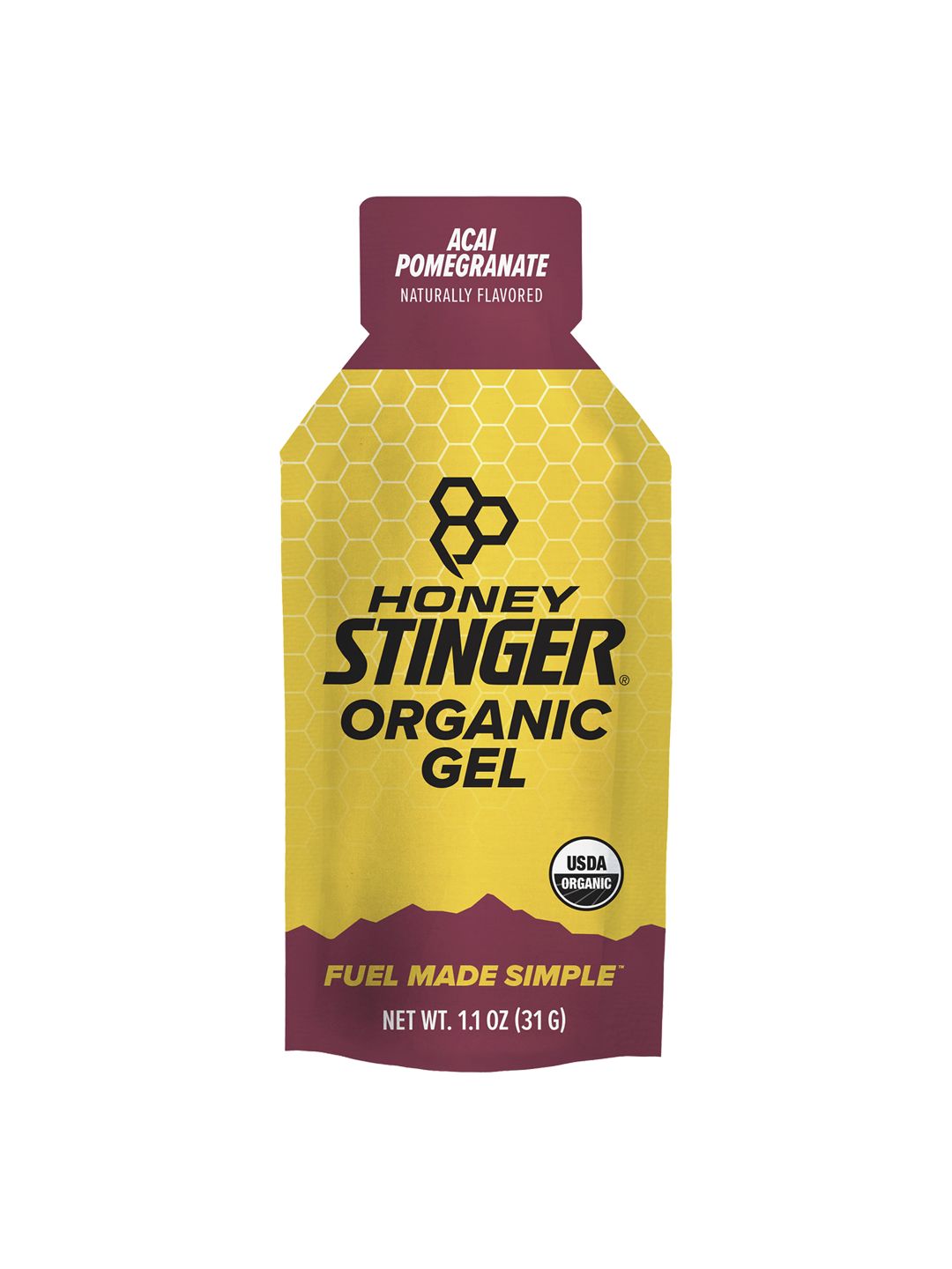 Supplement Honey Stinger Organic Acai Pom Purple Box 24