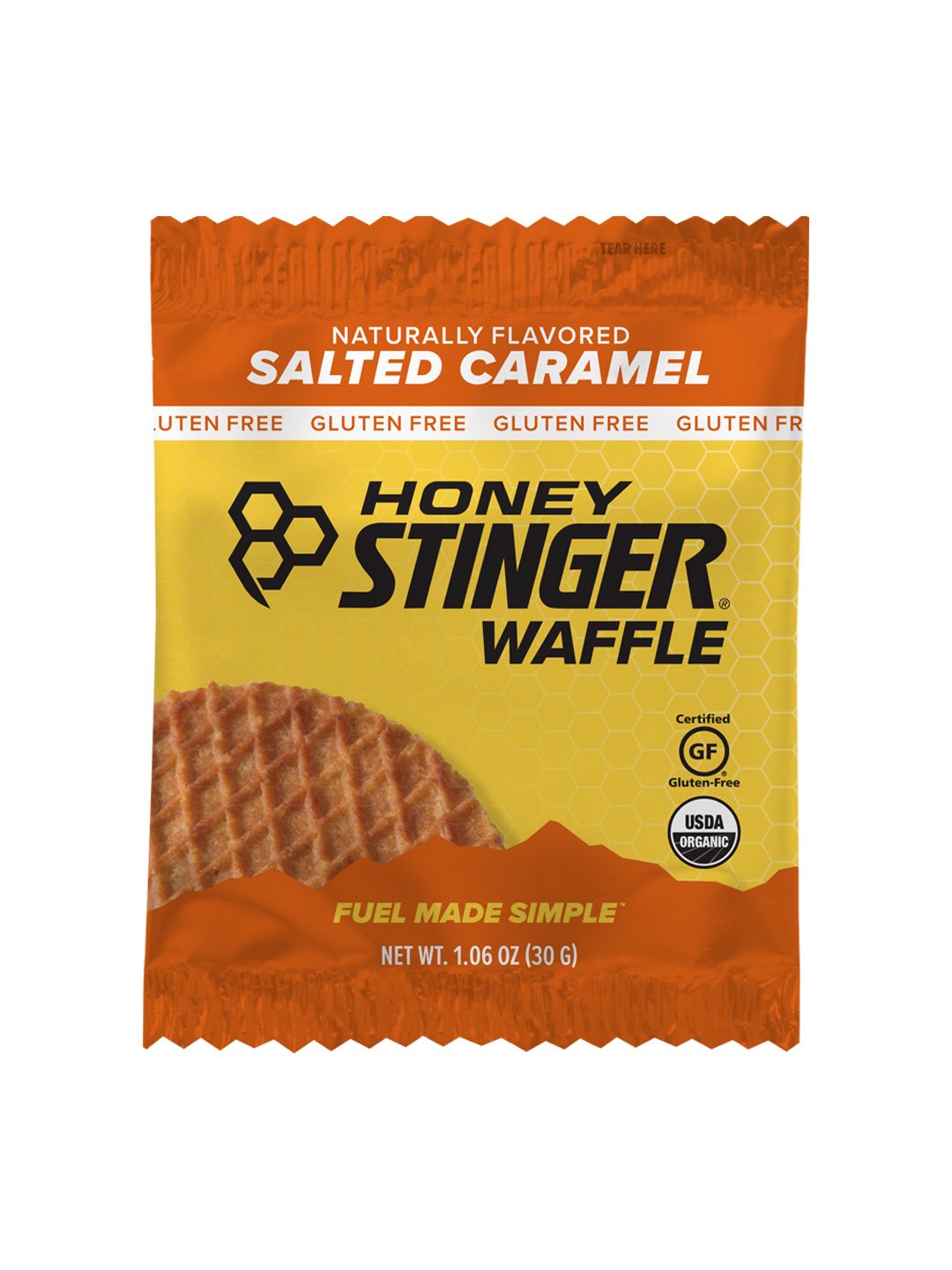 Supplement Honey Stinger GF Organic Waffle Carmel 12 Pack