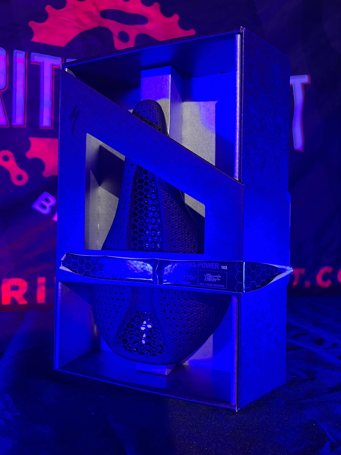 Specialized S-Works power mirror saddle black 143mm