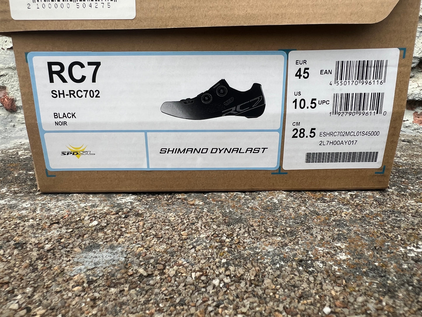 SH-RC702 Shimano Bicycle Shoes Black 43