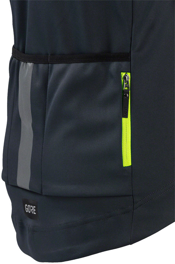 Gorewear Phantom Jacket - Black/Neon Yellow Womens Small