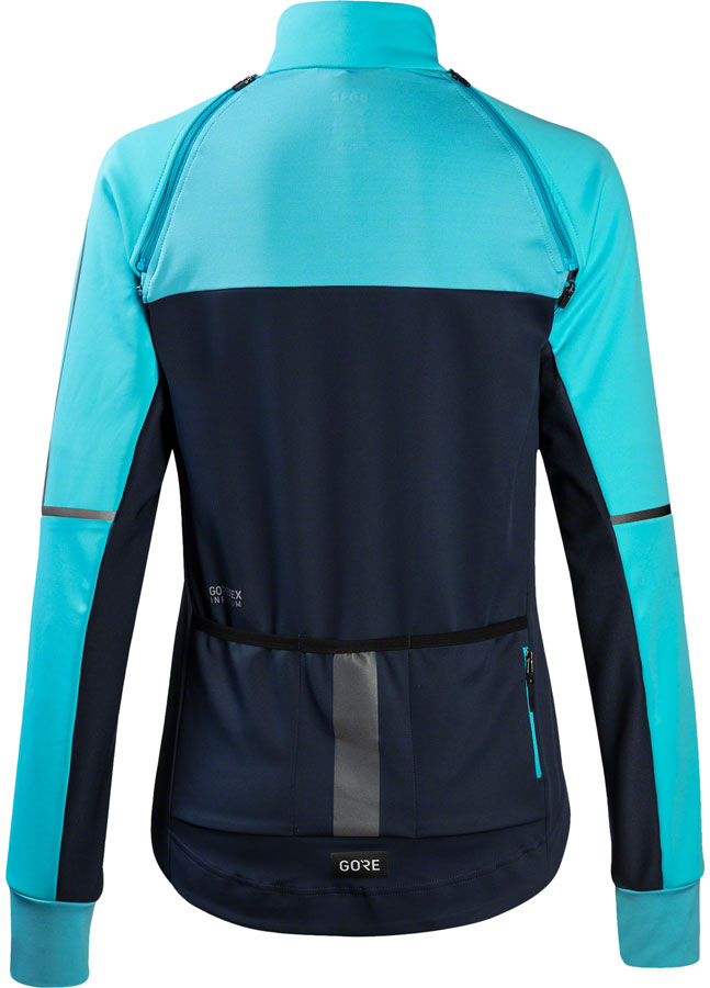 Gorewear Phantom Jacket - Orbit Blue/Scuba Blue Womens Small