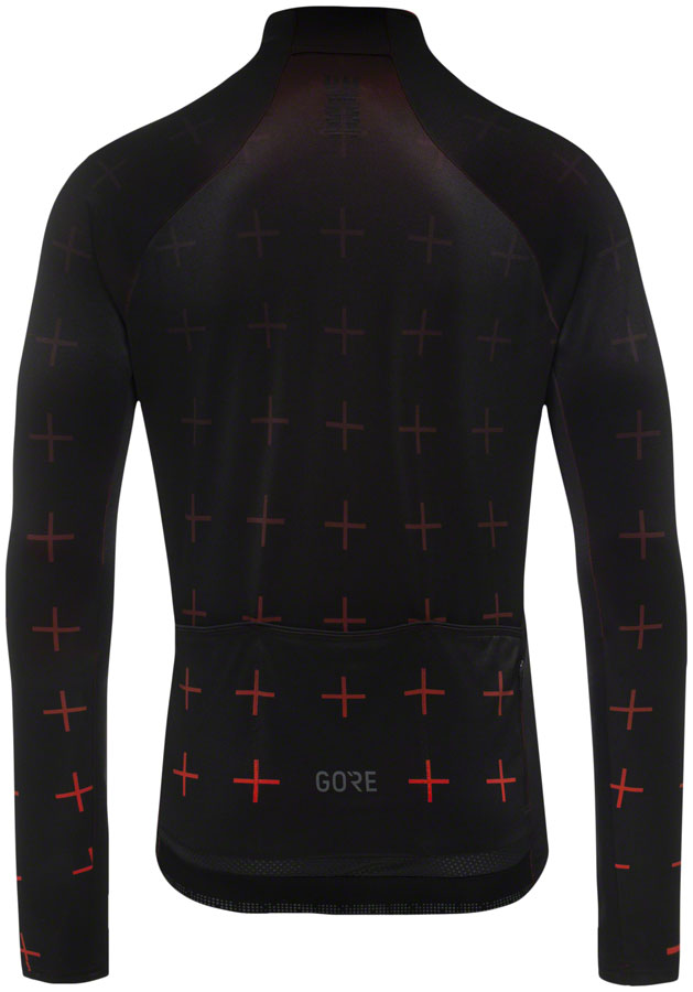 Gorewear C5 Thermo Jersey - Black/Fireball Mens Small
