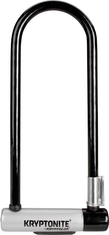 Kryptonite KryptoLok U-Lock - 4 x 11.5" Keyed Black Includes bracket