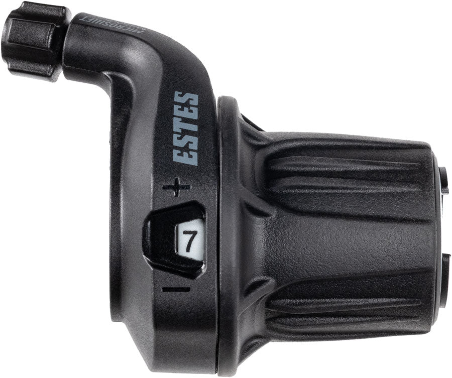 microSHIFT Estes Light Action Twist Shifter - Right 7-Speed For 1x Optical Gear Indicator BLK?
