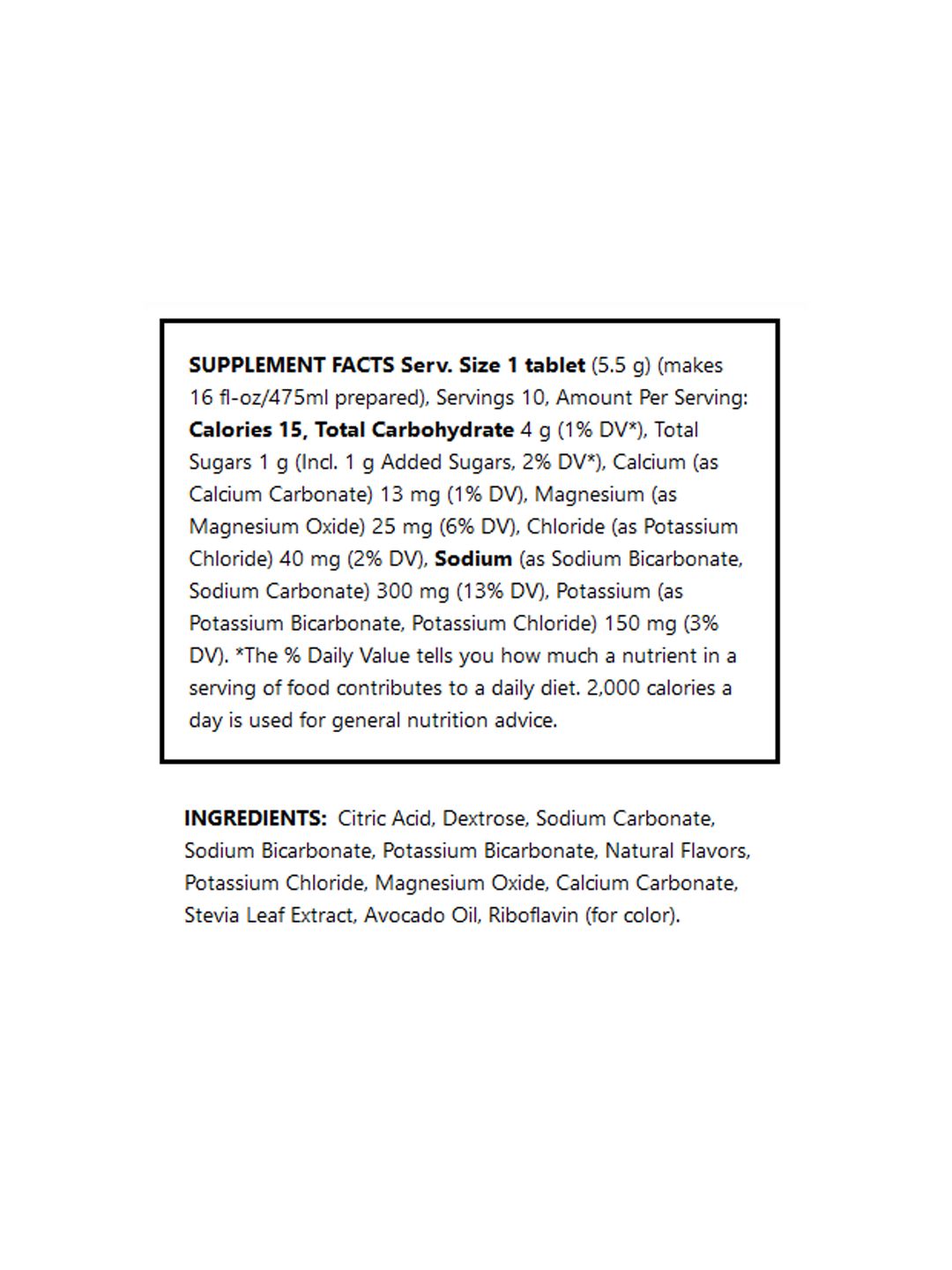 Supplement Nuun Sport Lemon-Lime 10 Serving