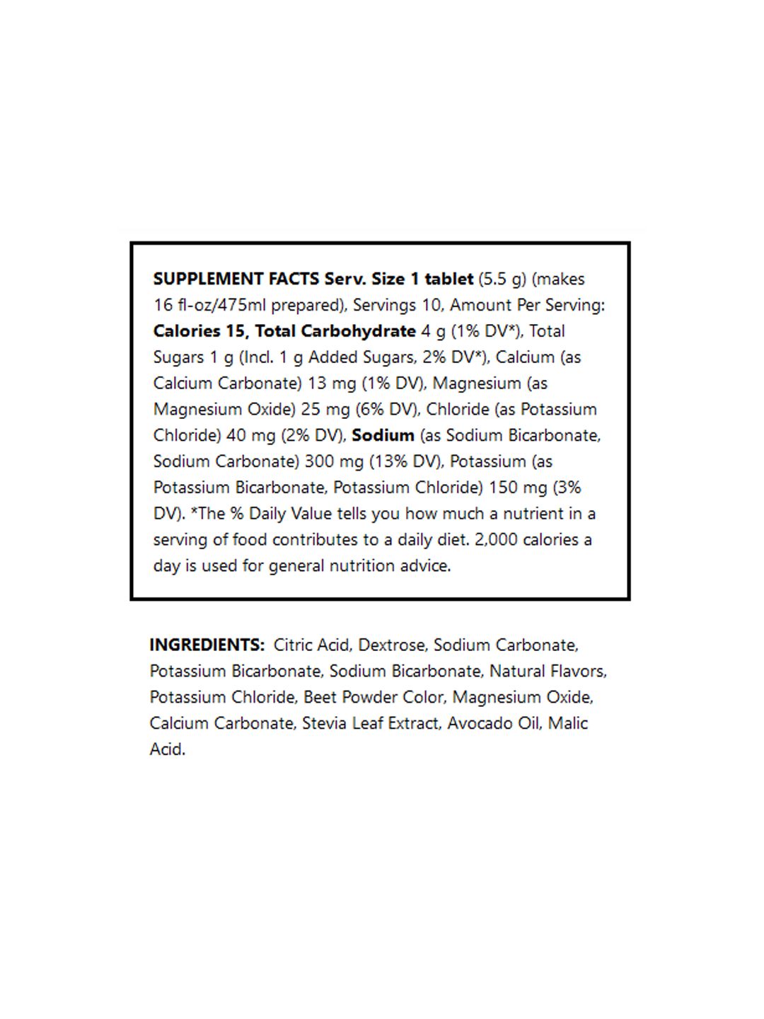 Supplement Nuun Sport Orange 10 Serving