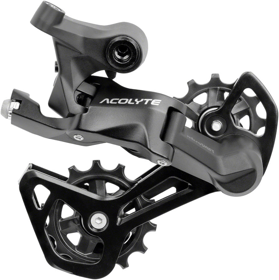 microSHIFT Acolyte RD-M5180M-B Rear Derailleur - 8 Speed Medium Cage Black