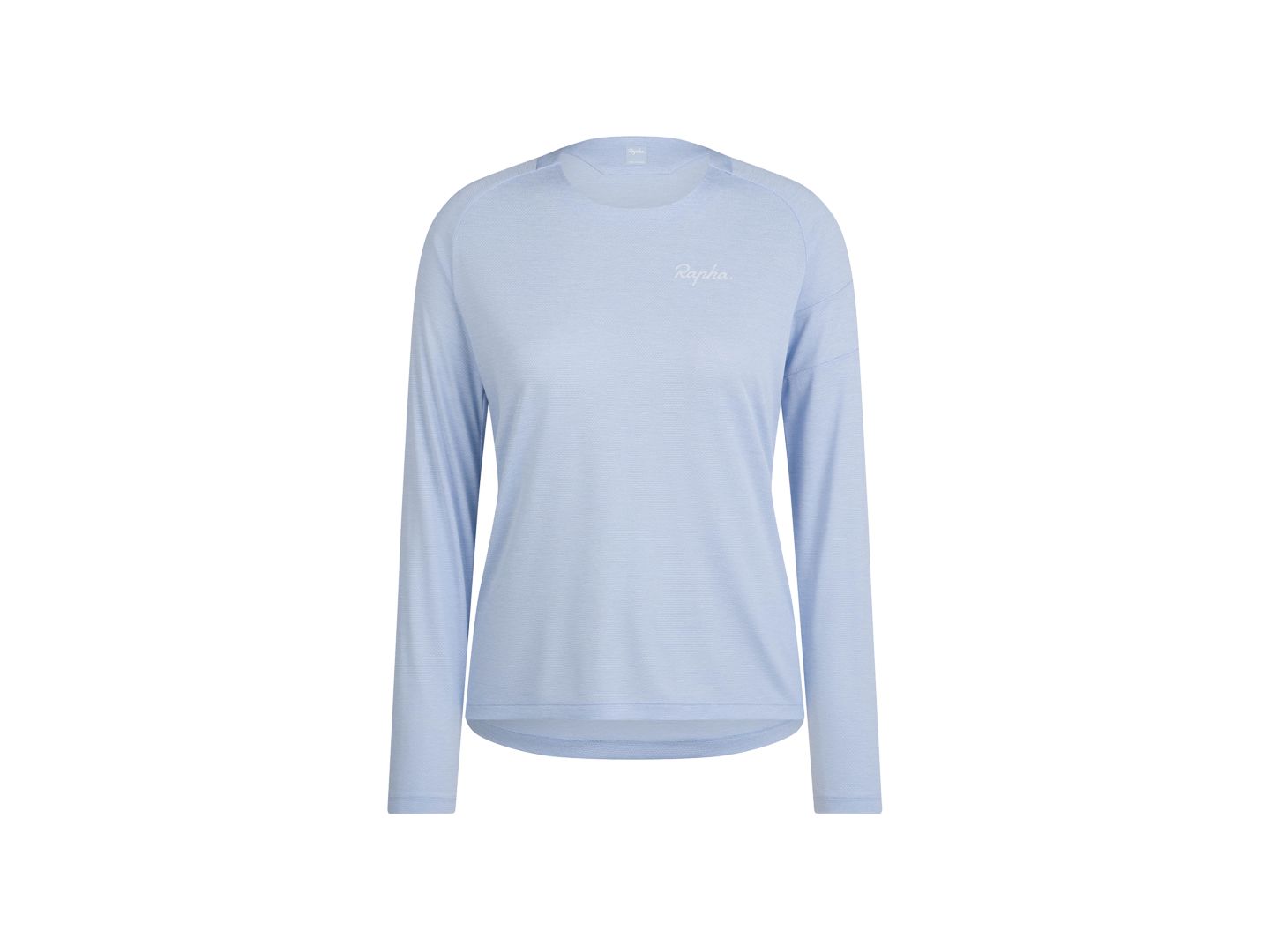 Shirt Rapha Trail Tech LS Women Large Blue/Arctic Ice