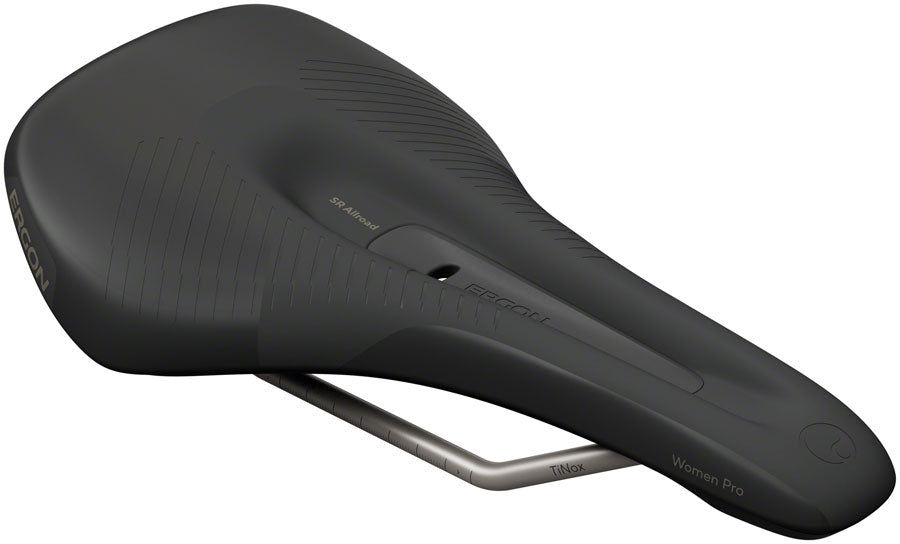 Ergon SR Allroad Pro Saddle - TiNox SL Black Womens Medium/Large