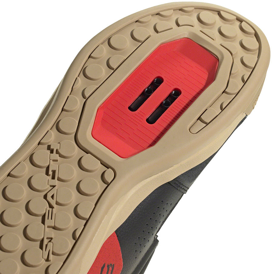 Five Ten Hellcat Mountain Clipless Shoes - Mens Core Black/Core Black/Red 7